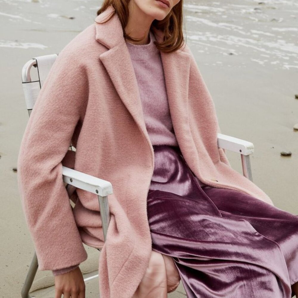 $362 Vince Panne Velvet "AMARENA" PENCIL Midi Skirt**US 14